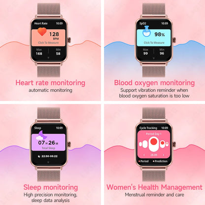  2025 HD Smart Watch: Wireless Dialing & SOS Fitness