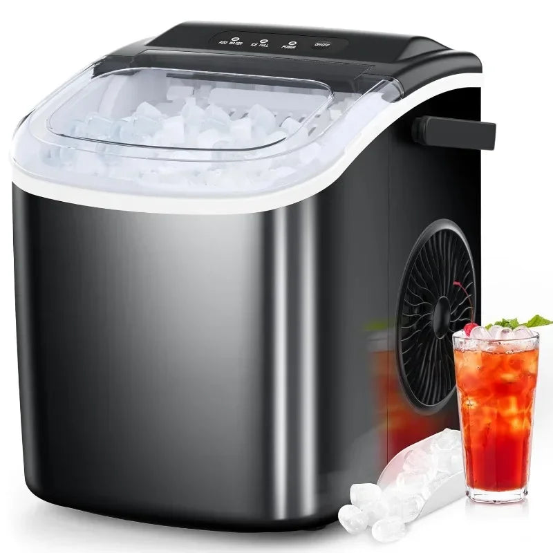 Ice Maker Countertop, 26.5lbs/Day, Self-Cleaning Portable