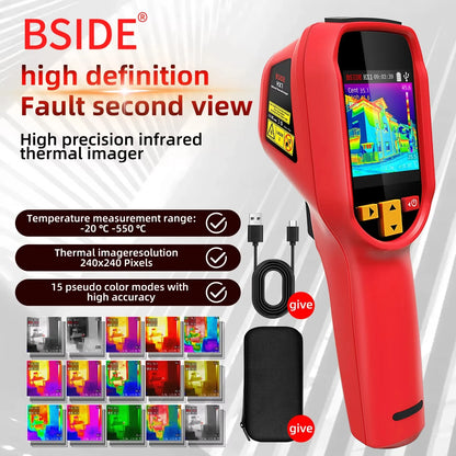 Handheld Thermal Camera HX1 -20~550C, 100x100IR Resolution