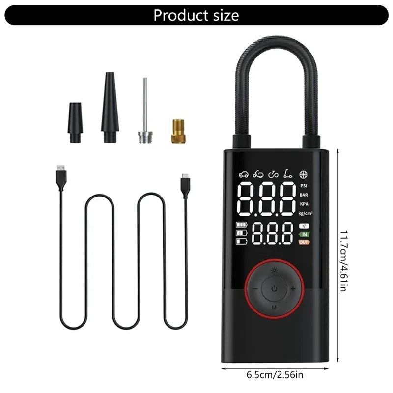 Portable Digital Tire Inflator - Fast & Efficient Inflation