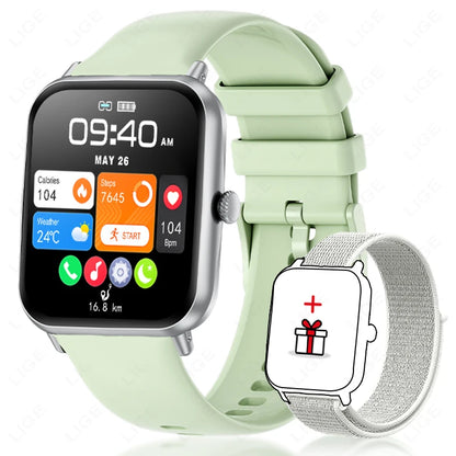  2025 HD Smart Watch: Wireless Dialing & SOS Fitness