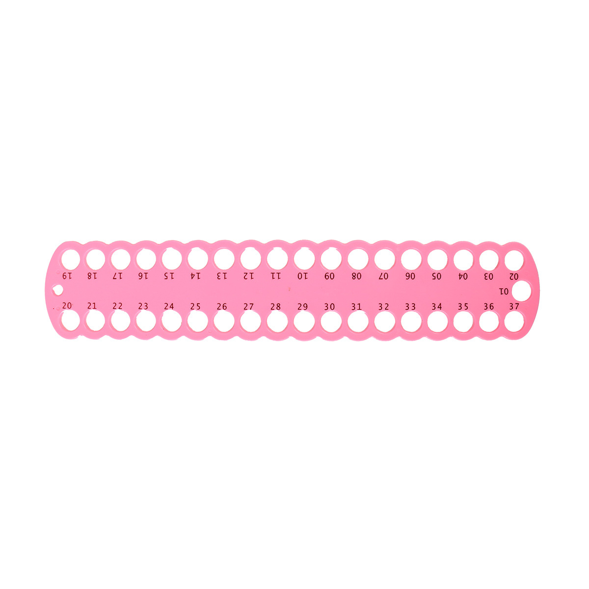 37-hole plastic embroidery thread organizer board with numbered holes - Product view 6