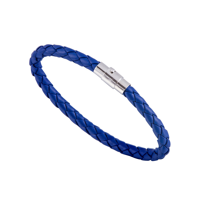 Woven leather animal zodiac bracelet with studded detail - Product view 1