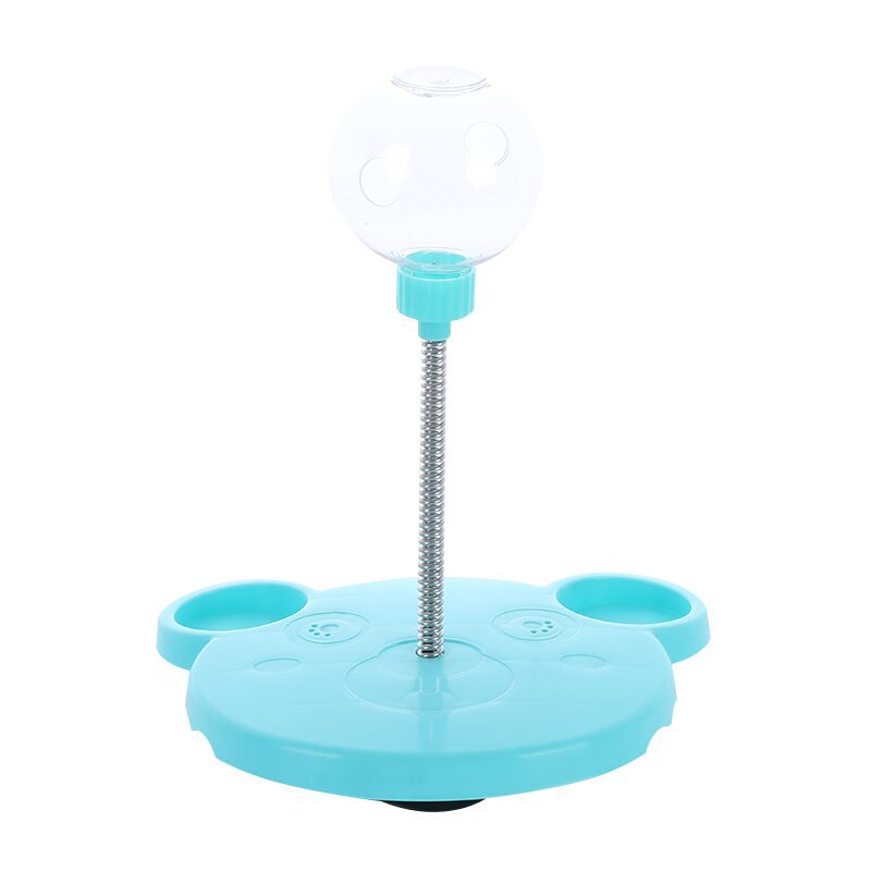 Interactive pet treat dispenser ball with suction-cup base - Product view 5