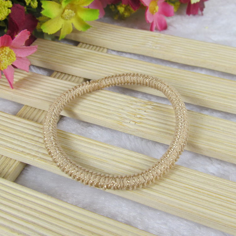 Unembellished elastic hair tie cord in a selected style - Product view 5