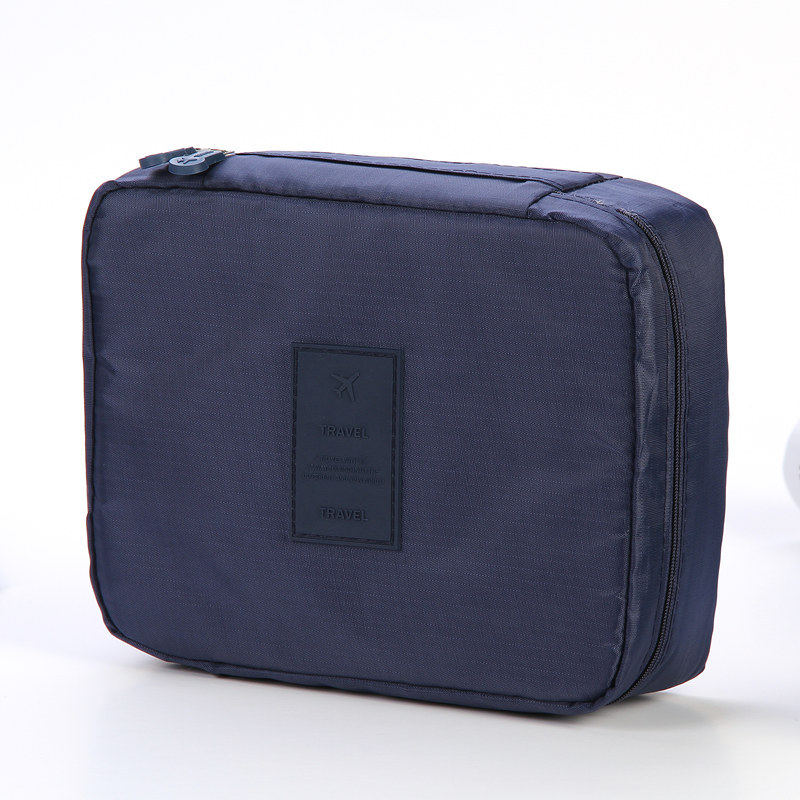 Waterproof Oxford cloth travel toiletry bag with divider and multiple pockets - Product view 10