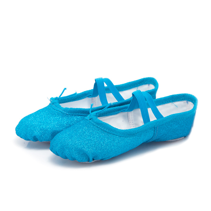 Gold cat’s paw ballet and modern dance shoes - Product view 1
