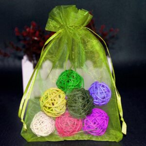 Solid-color organza mesh gift bags for jewelry, candy, cosmetics, and small items - Main product view