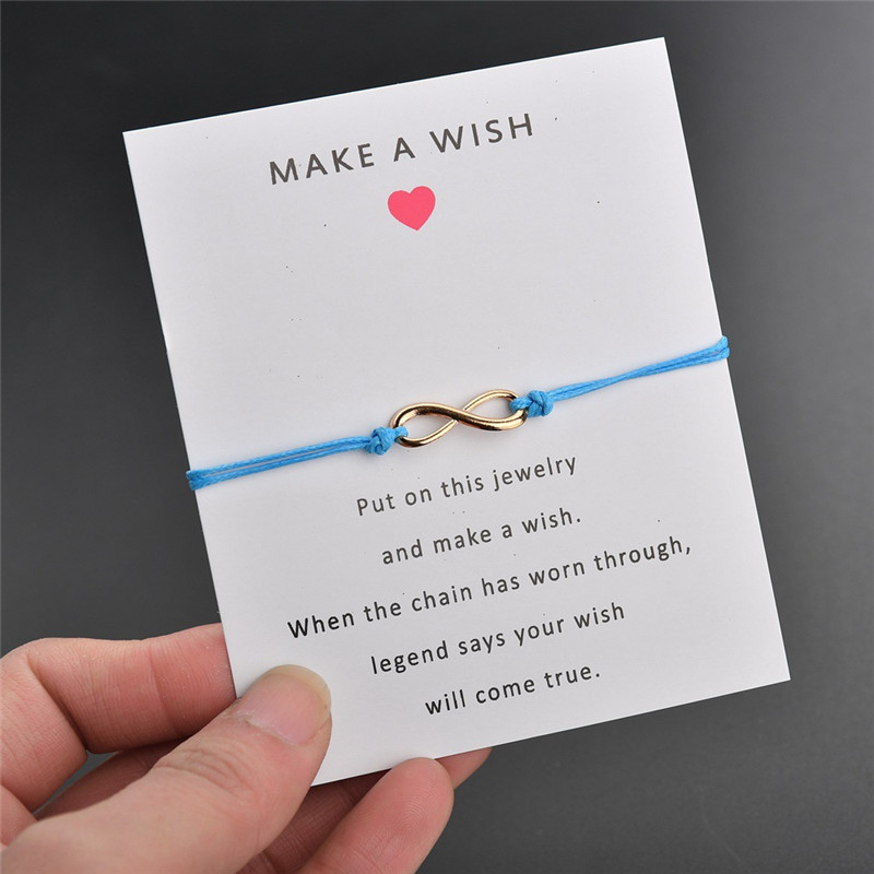 Women's infinity bracelet with letter design - Product view 6