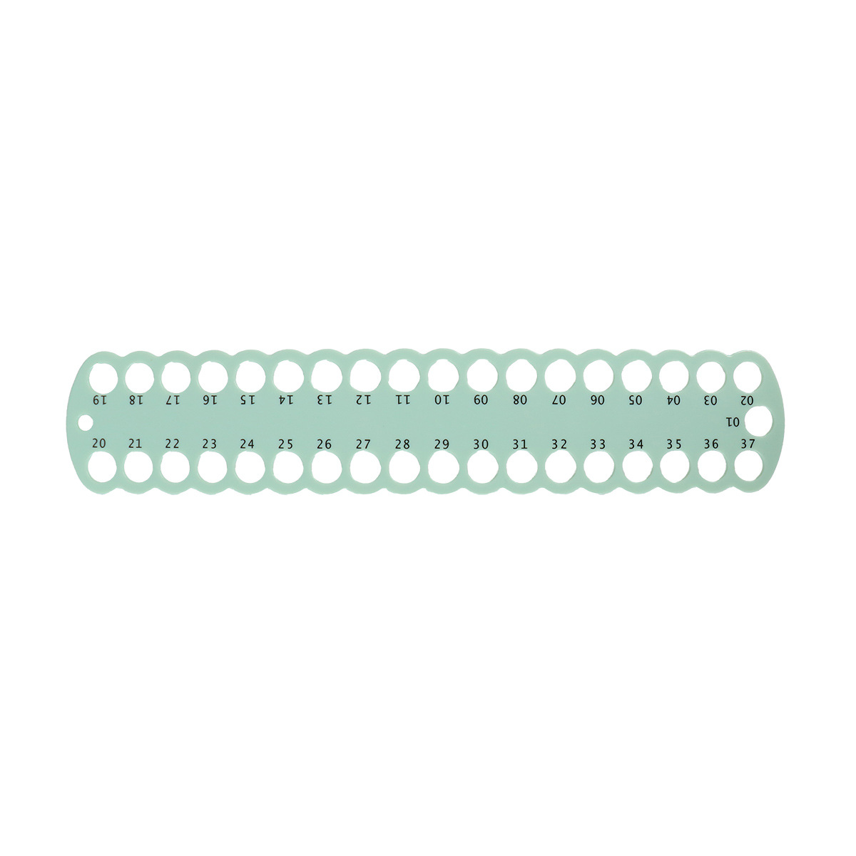37-hole plastic embroidery thread organizer board with numbered holes - Product view 2