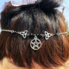 Five-pointed star Irish knot head chain hair accessory - Main product view