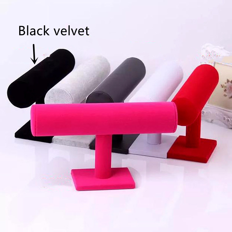 Single-layer geometric bracelet and necklace display stand - Product view 2