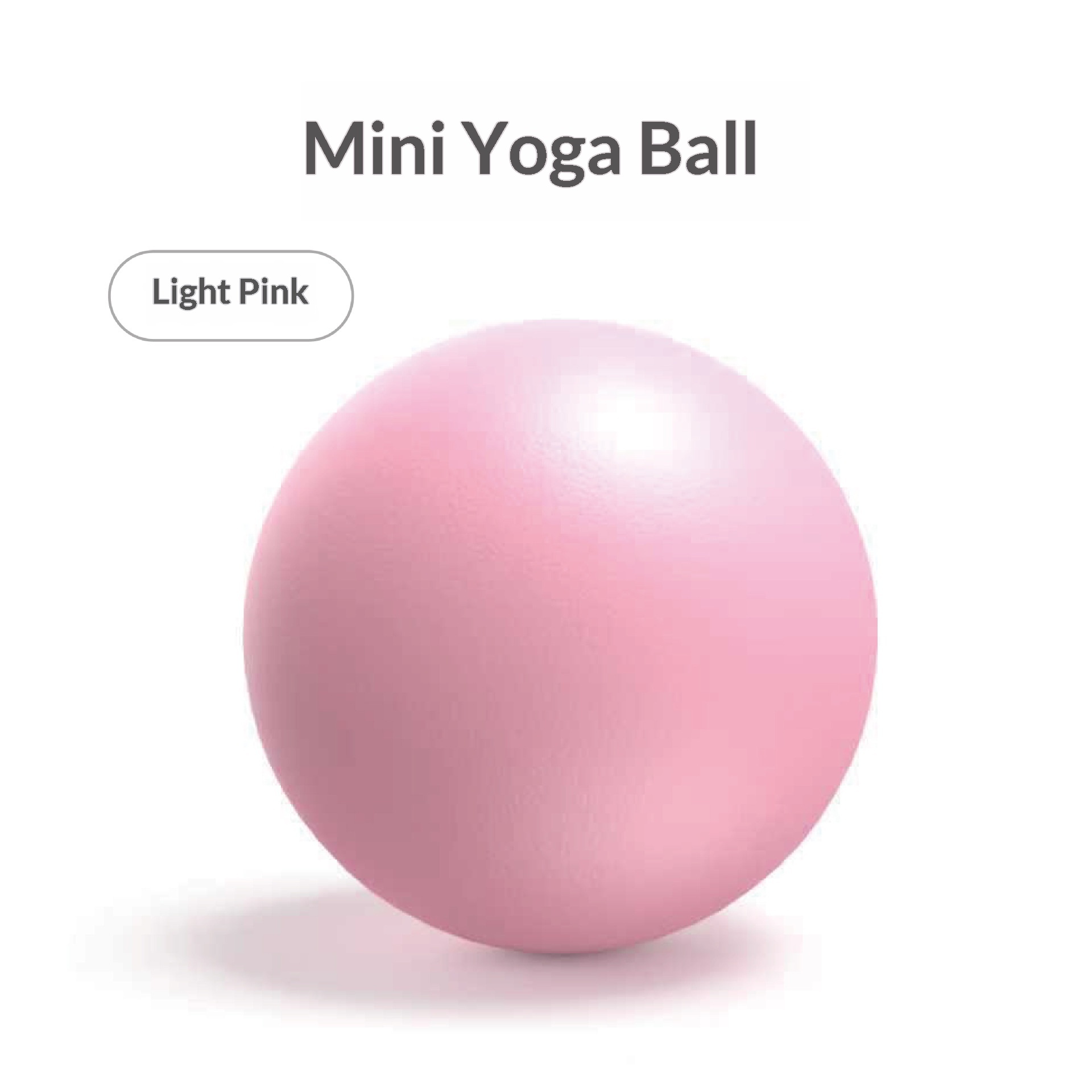 25 cm PVC mini balance ball in a light color - Product view 7