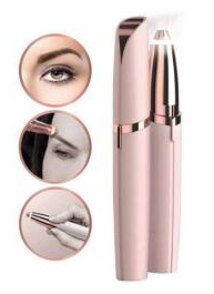 Portable electric eyebrow remover with built-in LED light - Main product view