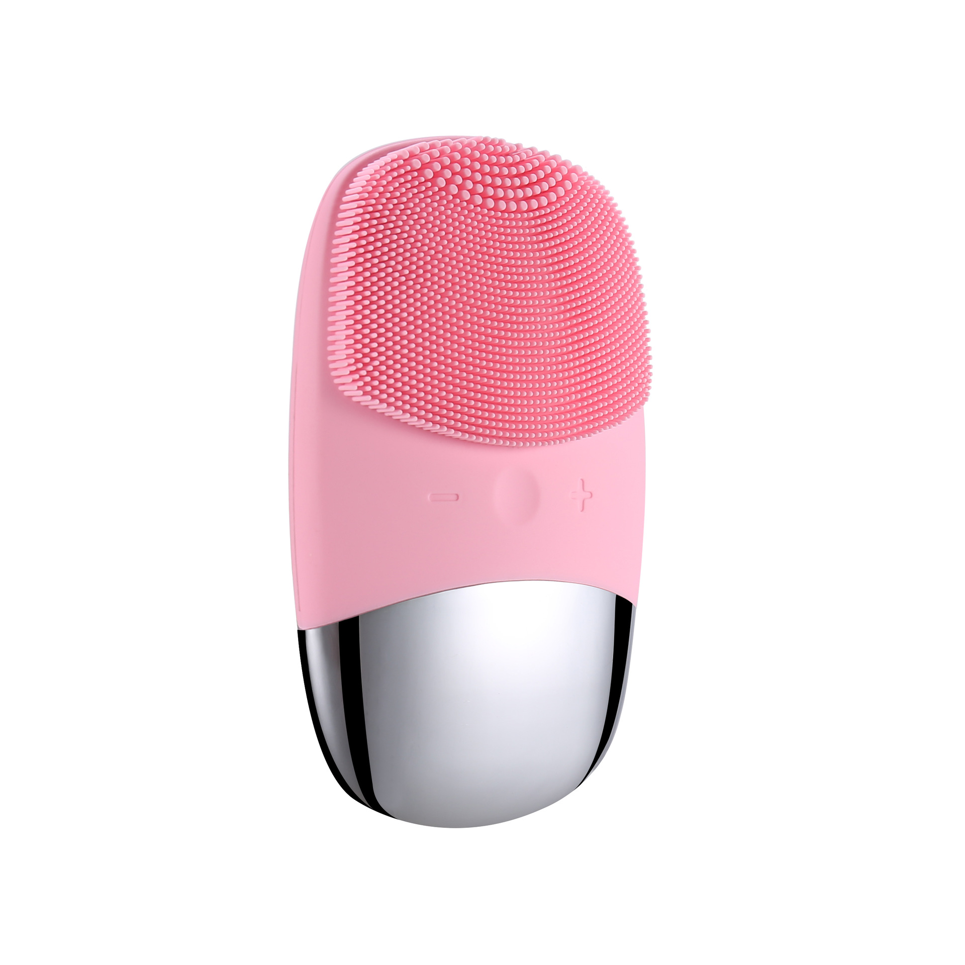 Compact silicone electric facial cleansing brush with sonic technology - Main product view