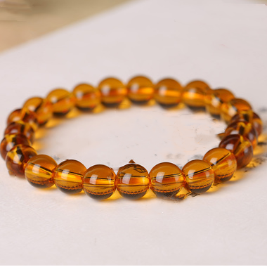 Natural crystal and semi-precious stone bracelet in ethnic style - Product view 1