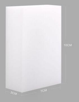 100-pack white melamine cleaning sponges for household surfaces - Product view 5