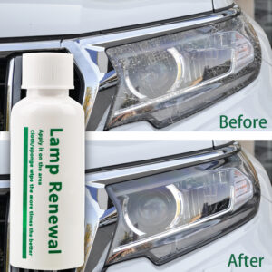 Automotive headlight restoration liquid for yellowed and oxidized headlight lenses - Main product view