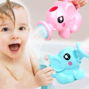 Elephant-shaped baby bath rinse cup and water spray toy - Main product view