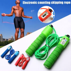 Jump rope with counter and soft foam handles - Main product view