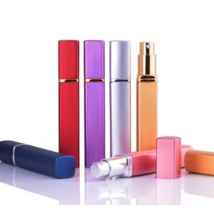 12ml aluminum perfume tube with glass liner and nozzle - Main product view