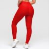 Women’s jacquard scrunch leggings in a fitted ankle-length style - Main product view