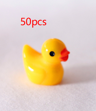 Candy-colored handmade resin duckling miniature ornament - Product view 11