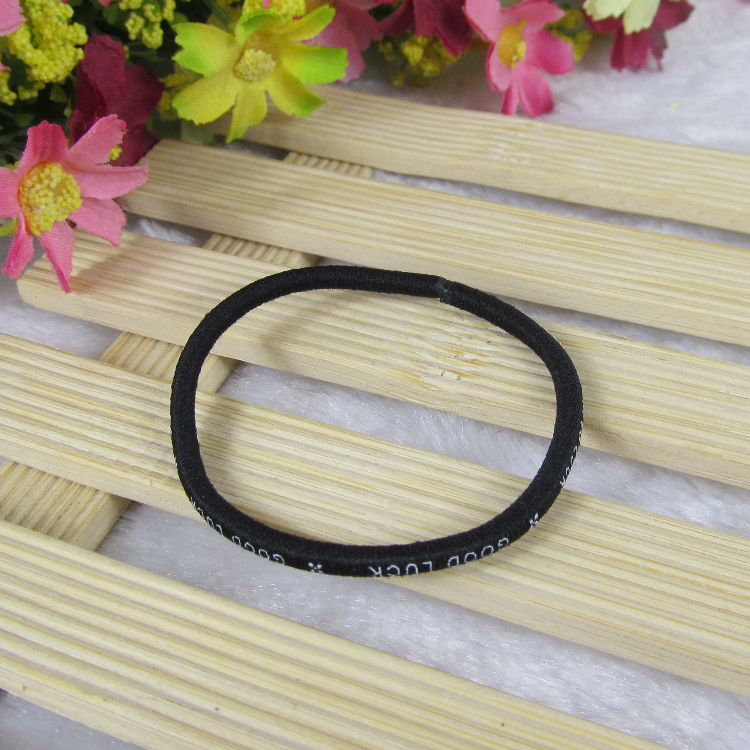 Unembellished elastic hair tie cord in a selected style - Product view 18
