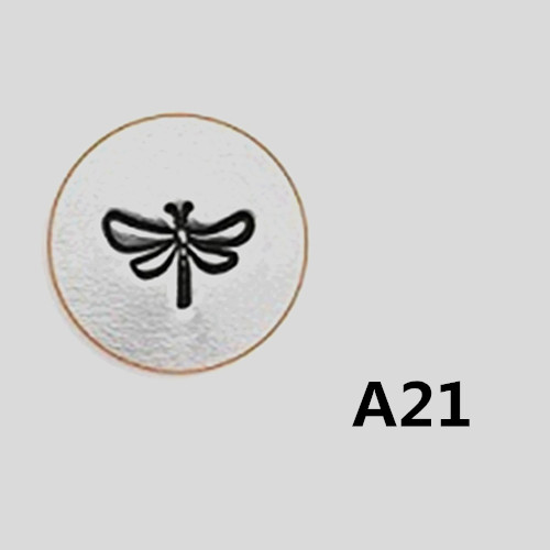 Round 6 mm steel leather branding stamp for jewelry makers - Product view 11