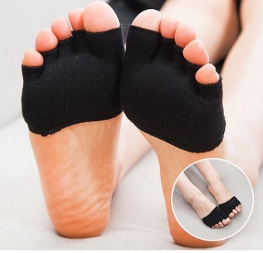 Forefoot Half Invisible Open Toe Five-finger Socks - Main product view