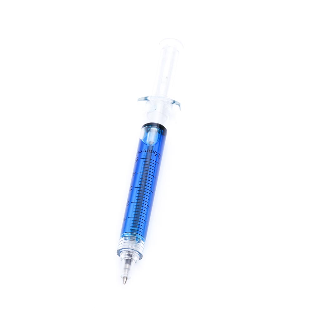 Creative needle tube ballpoint pen in a colorful design - Product view 7
