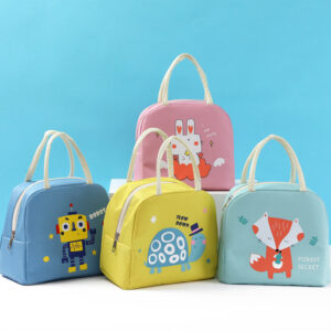 Cartoon insulated lunch bag made from 600D Oxford cloth - Main product view