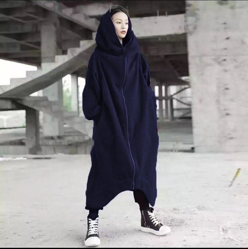 Loose-fit fleece streetwear sweater with stitched detailing - Product view 5
