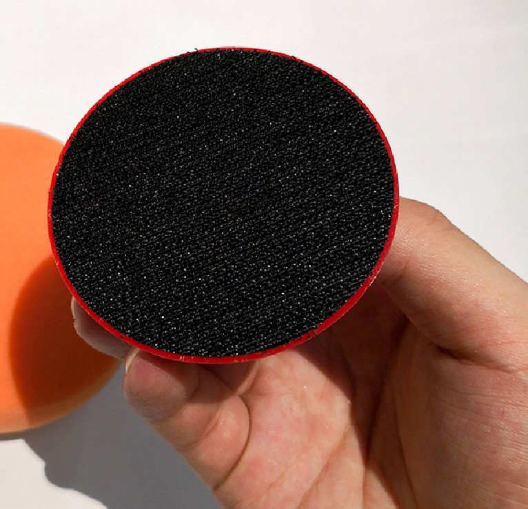 Sponge Handle Round Polishing Waxing Sponge Cleaning Maintenance Tool - Product view 2 Round car waxing and polishing sponge with handle - Product view 2