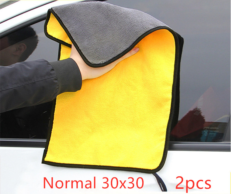Double-sided microfiber car wash towel for vehicle cleaning - Product view 11