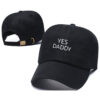 Baseball cap available in black, white, pink and washed black - Main product view