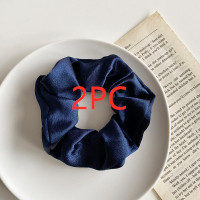 Simple satin retro large intestine loop hair rope in assorted colors - Product view 21