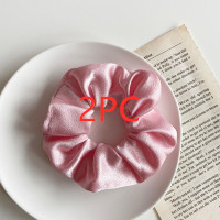 Simple satin retro large intestine loop hair rope in assorted colors - Product view 22