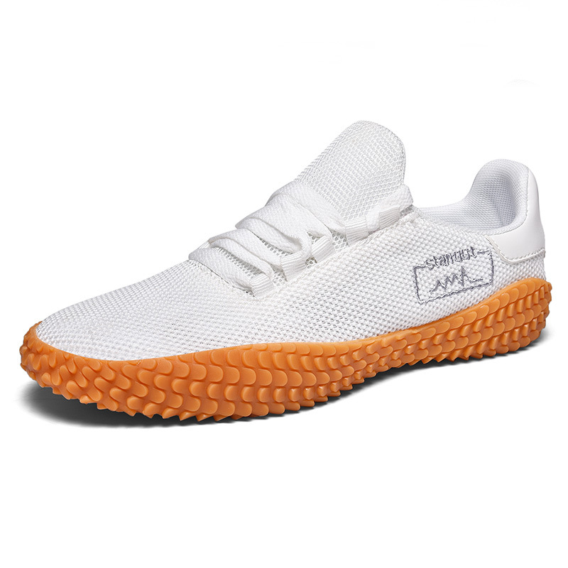 Men’s breathable woven casual sneakers with mesh interior and rubber sole - Product view 2