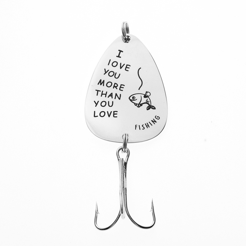 Steel-color fish hook souvenir pendant with pearl and alloy wings - Product view 6
