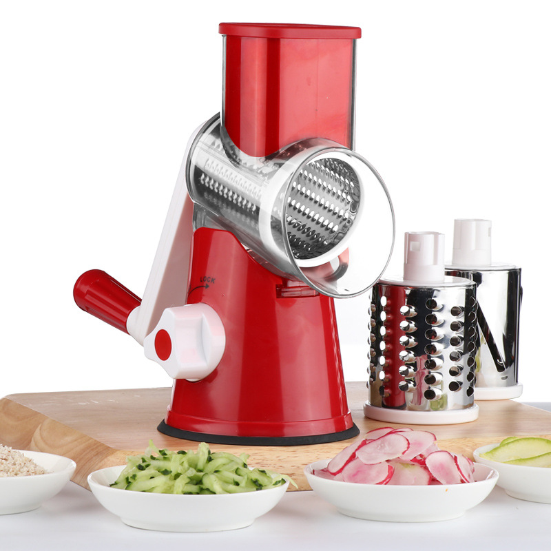 Manual vegetable chopper and slicer with suction-cup base - Product view 5