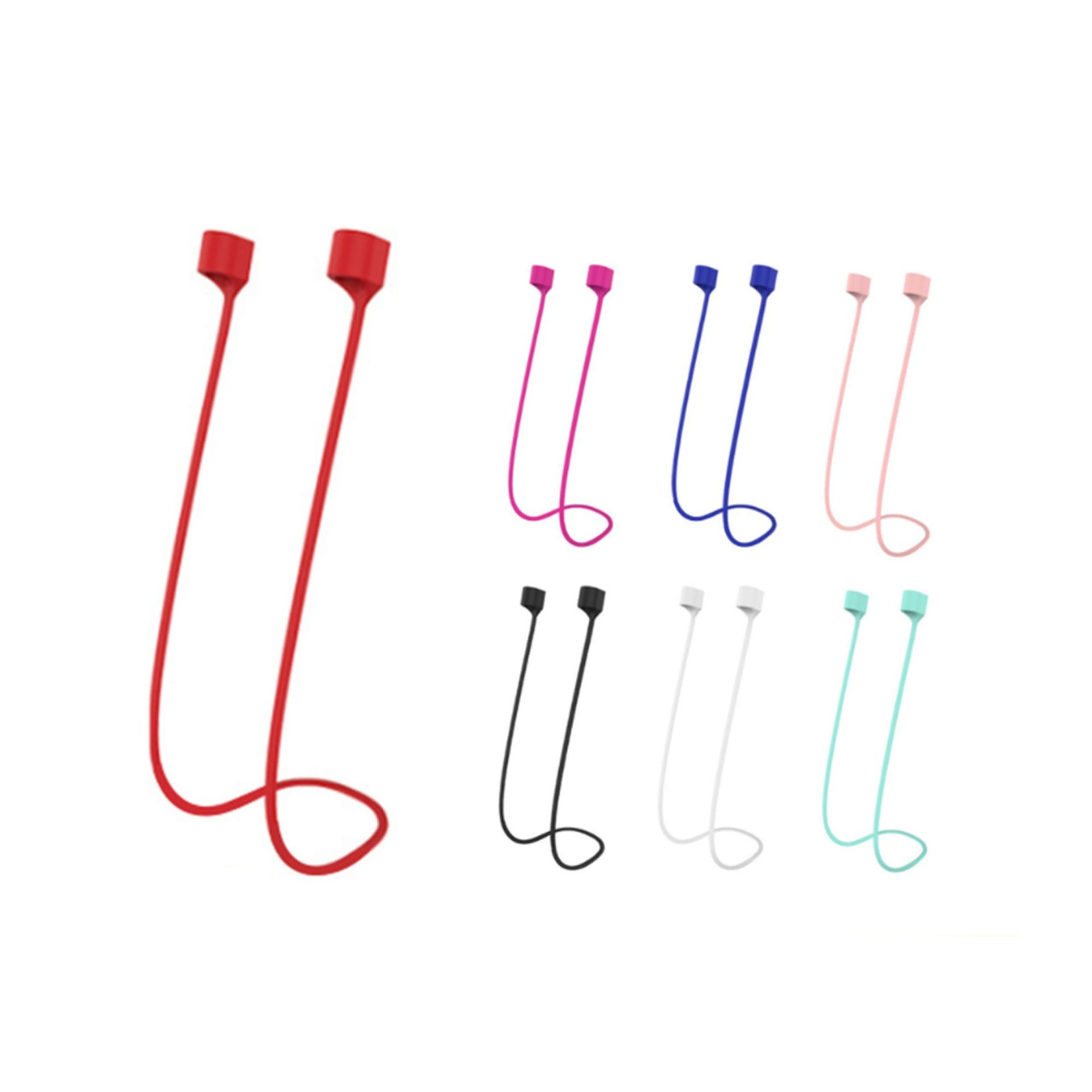 Magnetic silicone anti-lost lanyard for a wireless Bluetooth headset - Main product view