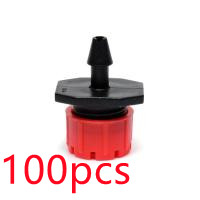 Black adjustable flow dripper for garden irrigation - Product view 2