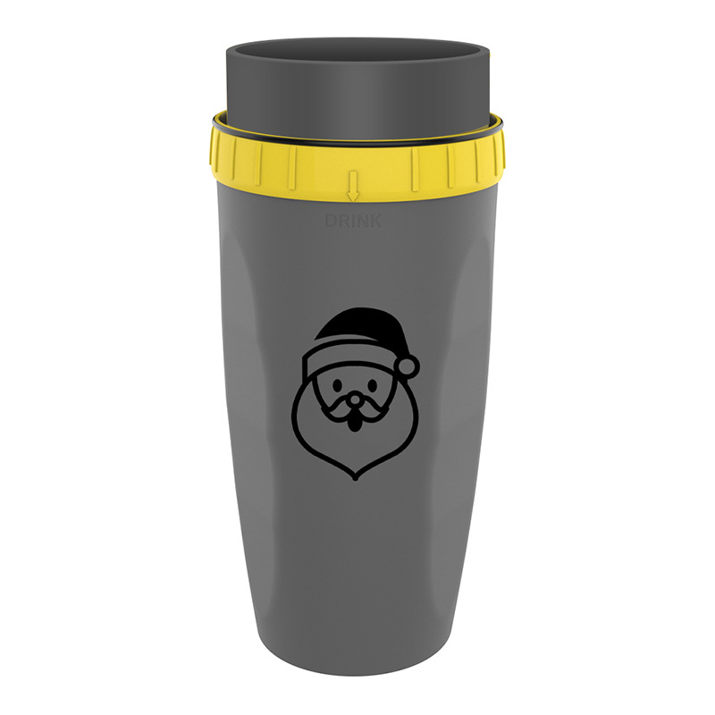 300ml double-walled twist-seal travel cup with straw opening - Product view 6