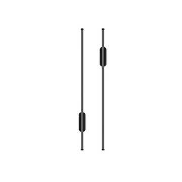 Modern LED long strip wall light with remote control - Product view 6