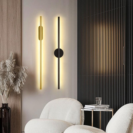 Modern LED long strip wall light with remote control - Product view 8
