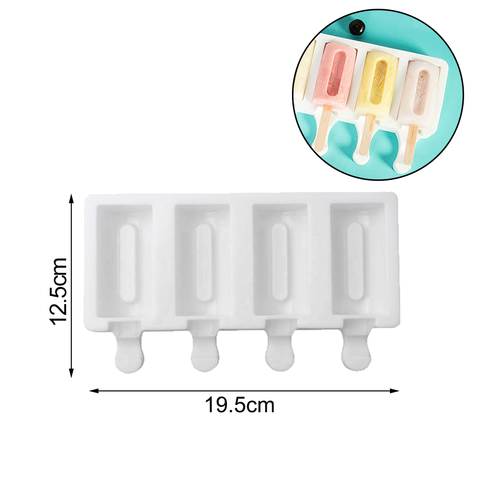 Silicone ice cream and popsicle mold for homemade frozen treats - Product view 3