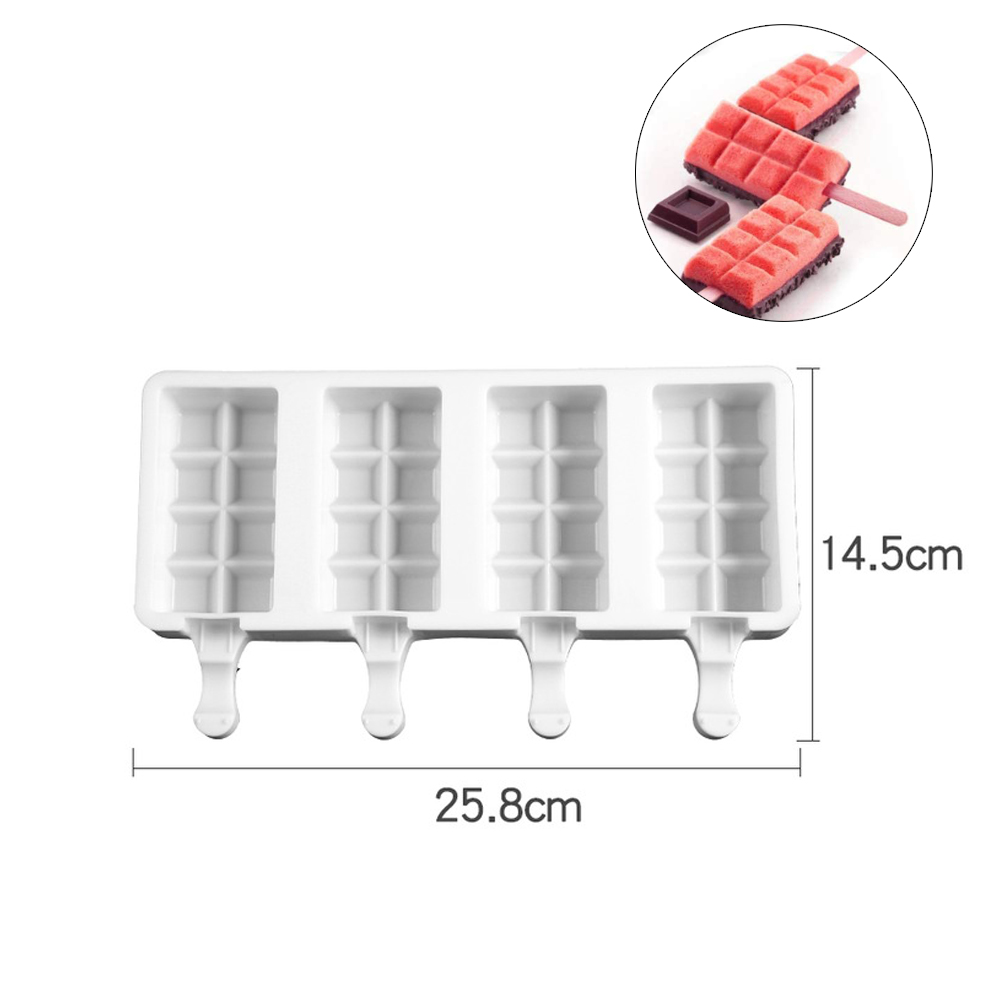 Silicone ice cream and popsicle mold for homemade frozen treats - Product view 1