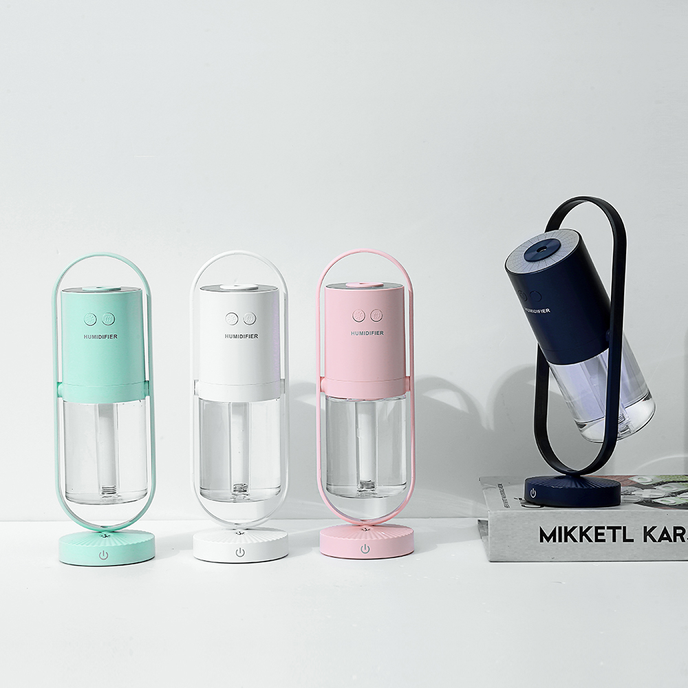 Mini USB desktop humidifier with starry projection - Main product view