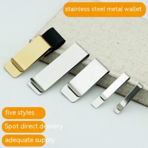 Stainless steel tie clip accessory - Main product view